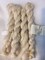 Cream-Colored Natural Undyed Mohair Handspun Yarn 2 ply Fingering product 1